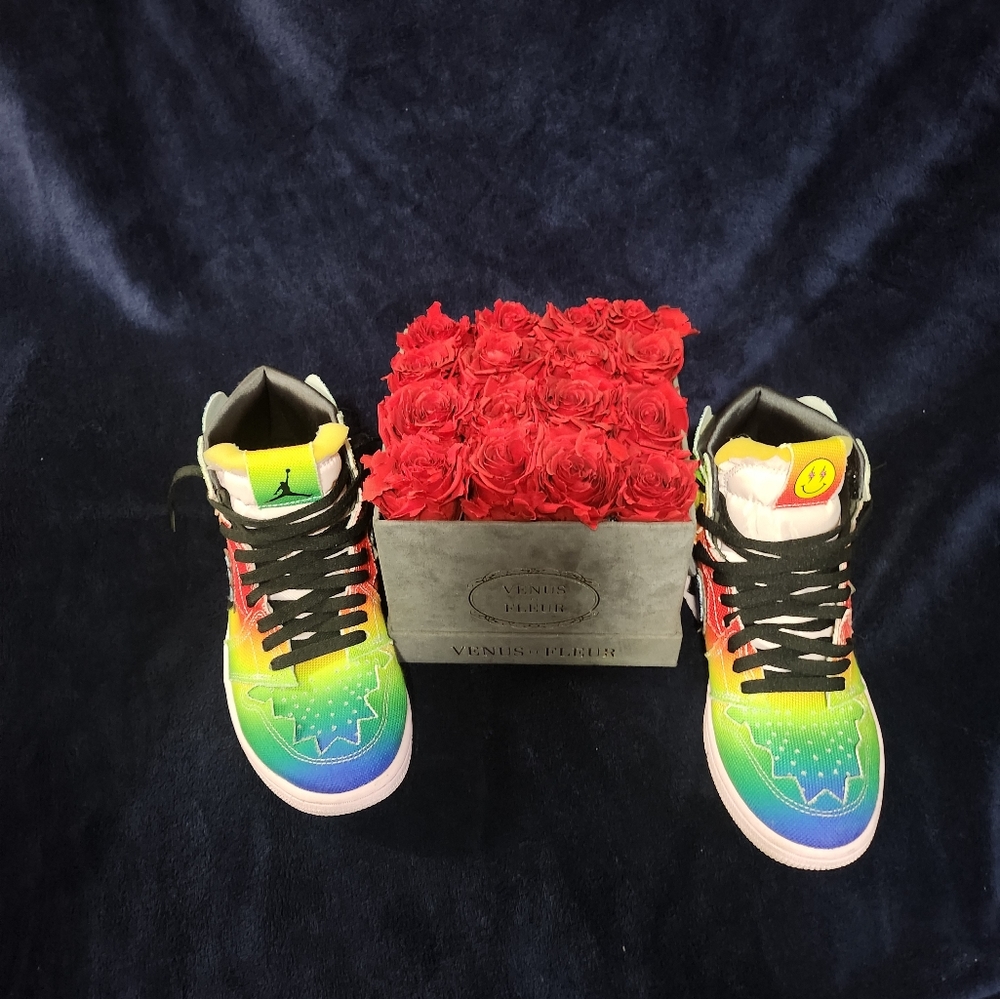 Size 7 J. Balvin x Air Jordan 1 Retro OG High 'Colores Y Vibras' DC3481-900